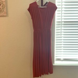 Burnt orange dress